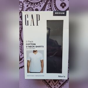 GAP Cotton V-Neck T-Shirts 3-Pack